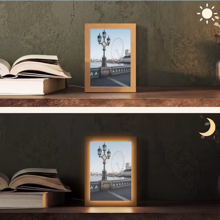 Gepersonaliseerde Lightbox - Reuzenrad - Londen - Stad - Architectuur - Brug — 5