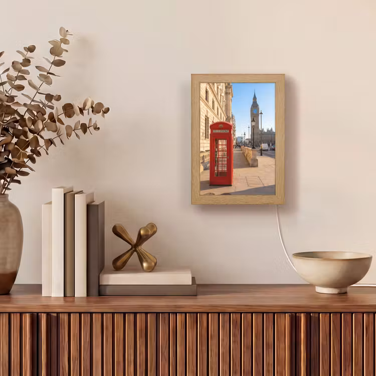 Gepersonaliseerde Lightbox - Telefooncel - Rood - Londen - Stad - Architectuur — 4