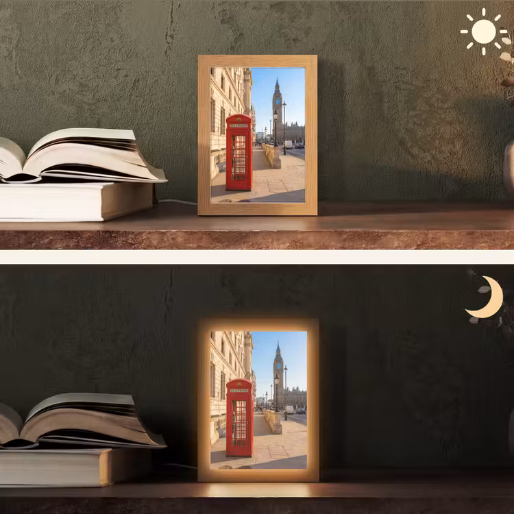Gepersonaliseerde Lightbox - Telefooncel - Rood - Londen - Stad - Architectuur — 5