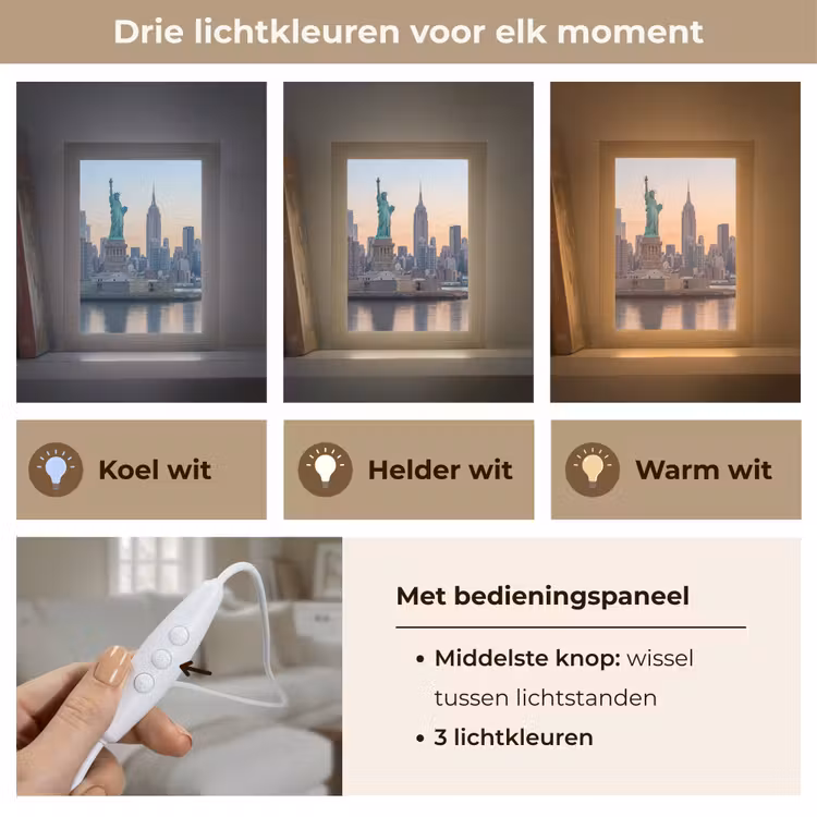Gepersonaliseerde Lightbox - Vrijheidsbeeld - New York - Zonsopgang - Stad - Architectuur — 6