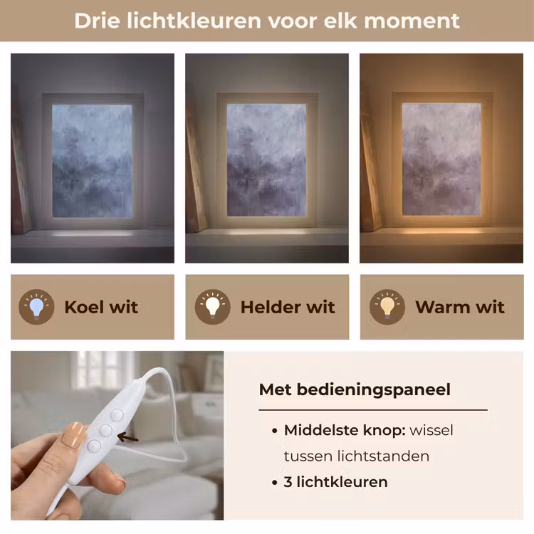 Gepersonaliseerde Lightbox - Abstract - Kwaststreken - Modern - Kunst - Grijs — 6