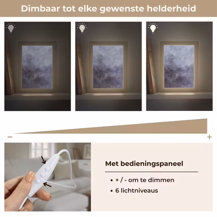 Gepersonaliseerde Lightbox - Abstract - Kwaststreken - Modern - Kunst - Grijs — 8
