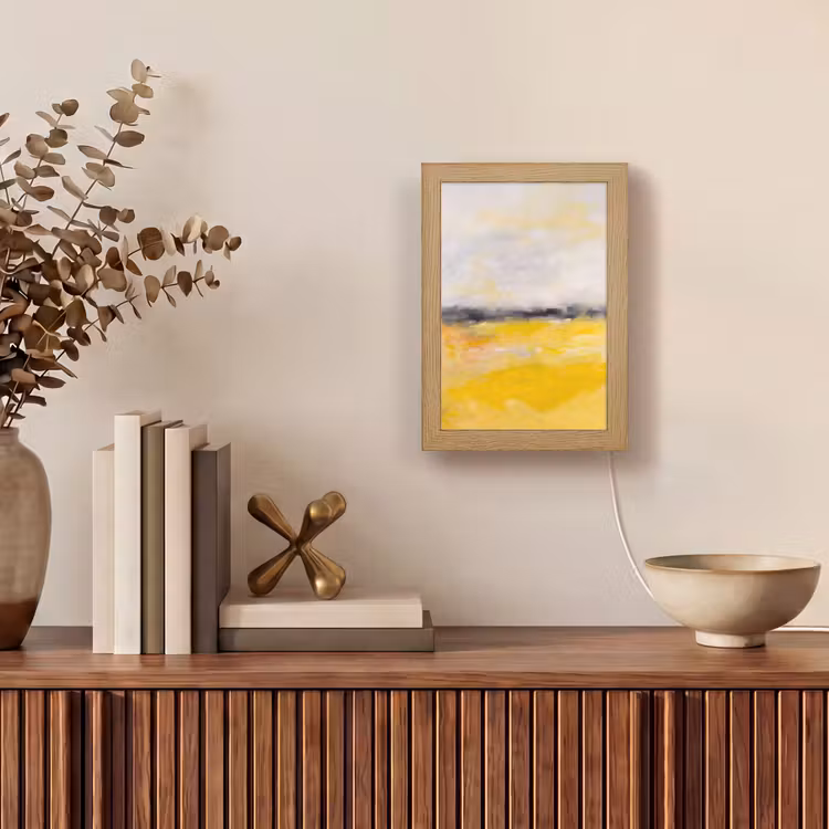 Gepersonaliseerde Lightbox - Abstract - Landschap - Modern - Geel — 4