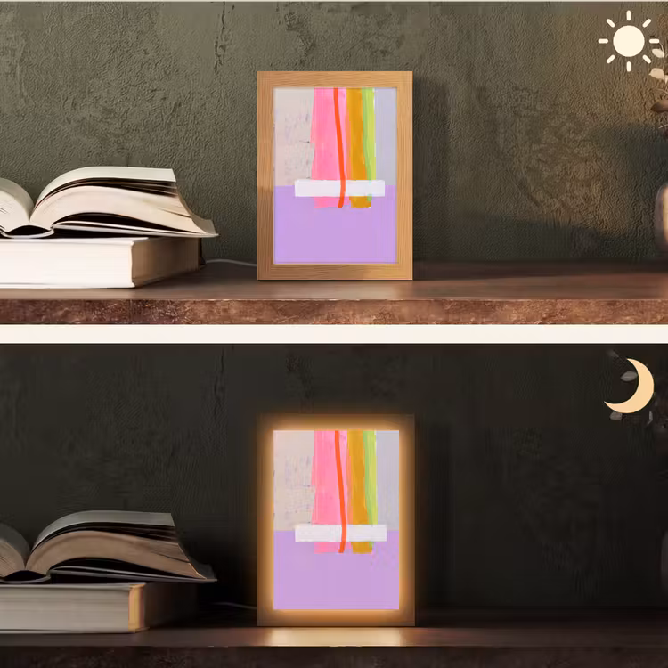 Gepersonaliseerde Lightbox - Abstract - Kleurrijk - Vormen - Modern - Kunst — 5