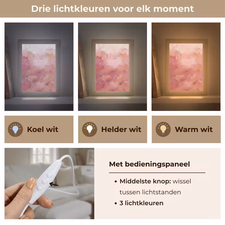 Gepersonaliseerde Lightbox - Kunst - Vloeiend - Pastel - Abstract — 6