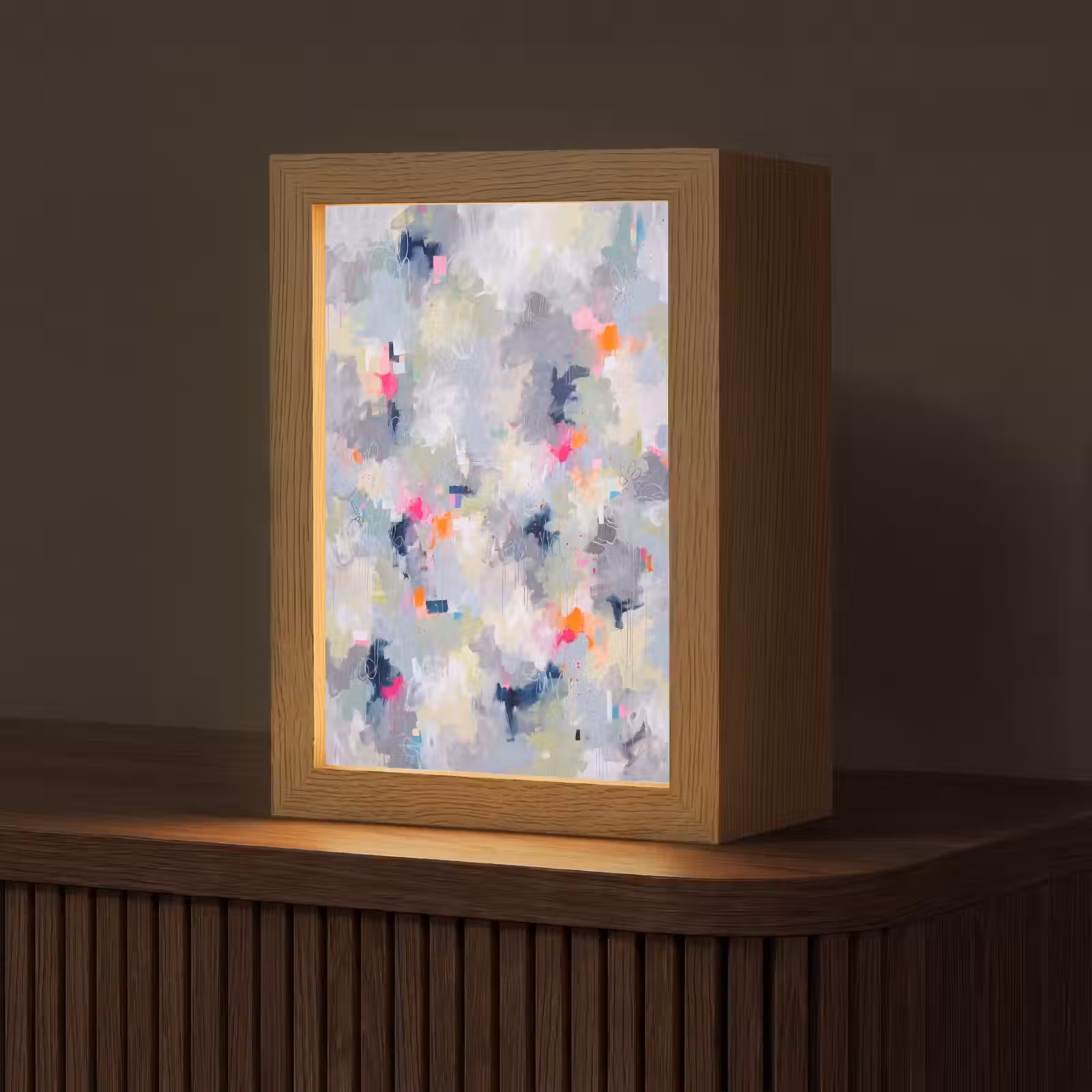 Gepersonaliseerde Lightbox - Abstract - Kleurrijk - Modern - Kunst — 1