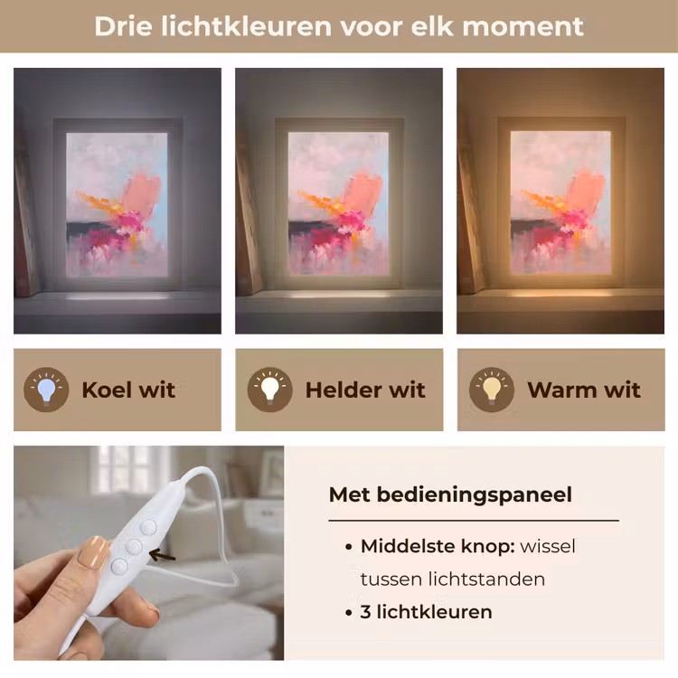 Gepersonaliseerde Lightbox - Abstract - Kleurrijk - Modern - Roze — 6