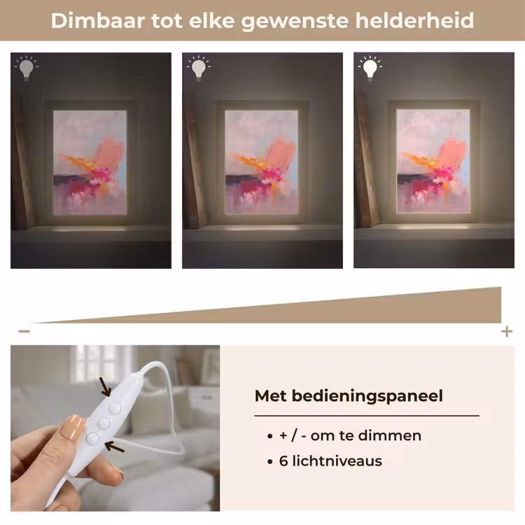 Gepersonaliseerde Lightbox - Abstract - Kleurrijk - Modern - Roze — 8