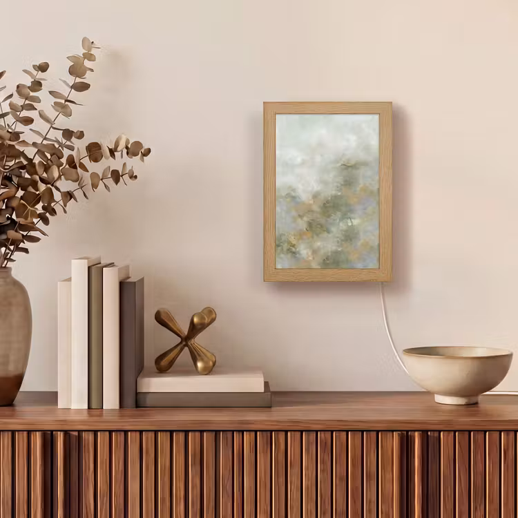 Gepersonaliseerde Lightbox - Abstract - Groen - Beige - Modern - Kunst — 4