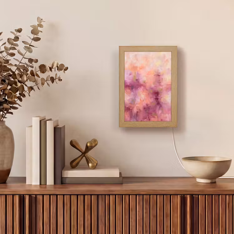Gepersonaliseerde Lightbox - Abstract - Kleuren - Modern - Roze - Paars — 4
