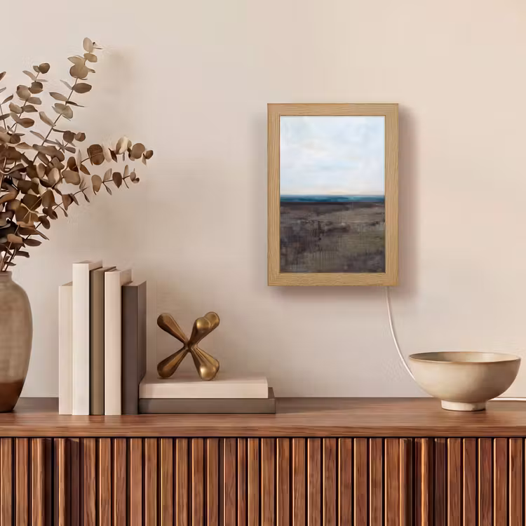 Gepersonaliseerde Lightbox - Abstract - Landschap - Horizon - Blauw - Modern — 4