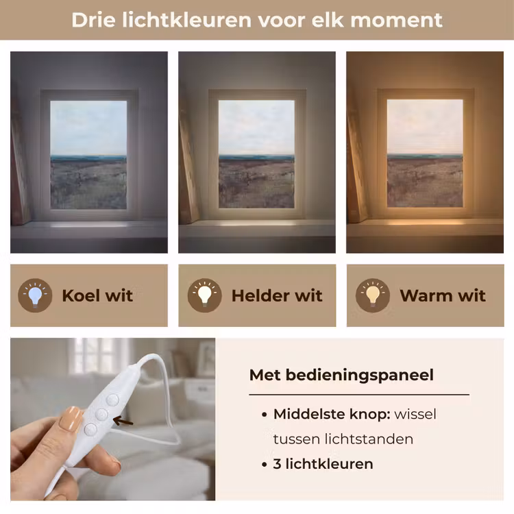 Gepersonaliseerde Lightbox - Abstract - Landschap - Horizon - Blauw - Modern — 6