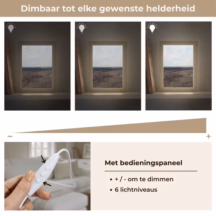 Gepersonaliseerde Lightbox - Abstract - Landschap - Horizon - Blauw - Modern — 8