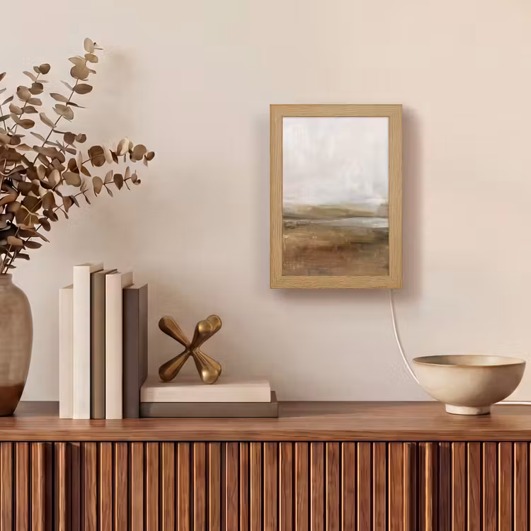 Gepersonaliseerde Lightbox - Abstract - Landschap - Natuur - Beige - Bruin — 4