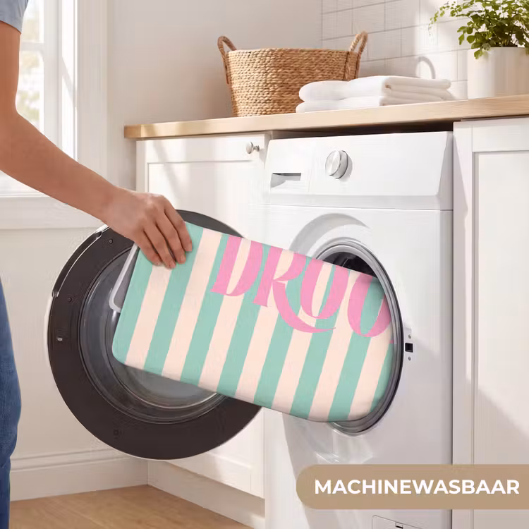 Wc Mat - Roze - Groen - Strepen - Droom — 5