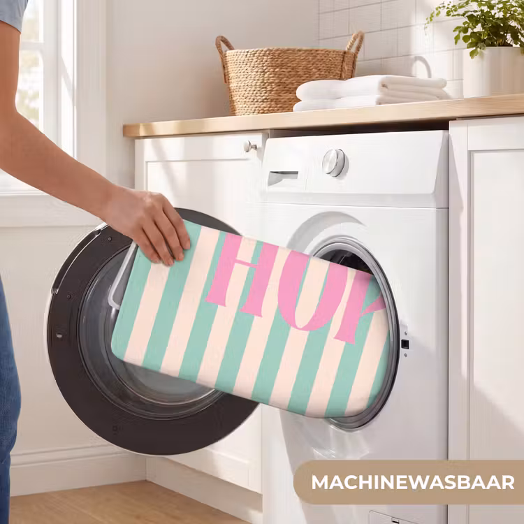Wc Mat - Roze - Groen - Strepen - Hope — 5