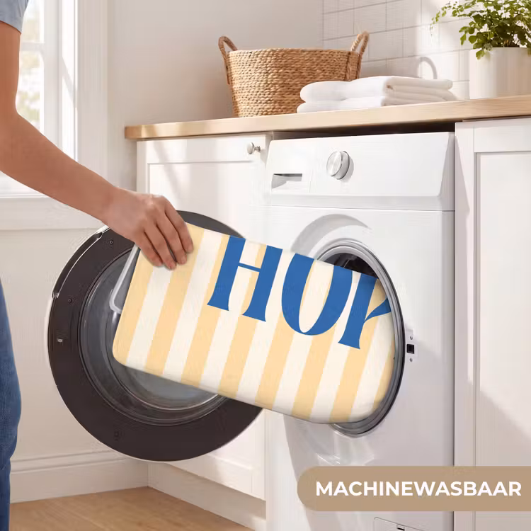 Wc Mat - Blauw - Geel - Strepen - Hope — 5