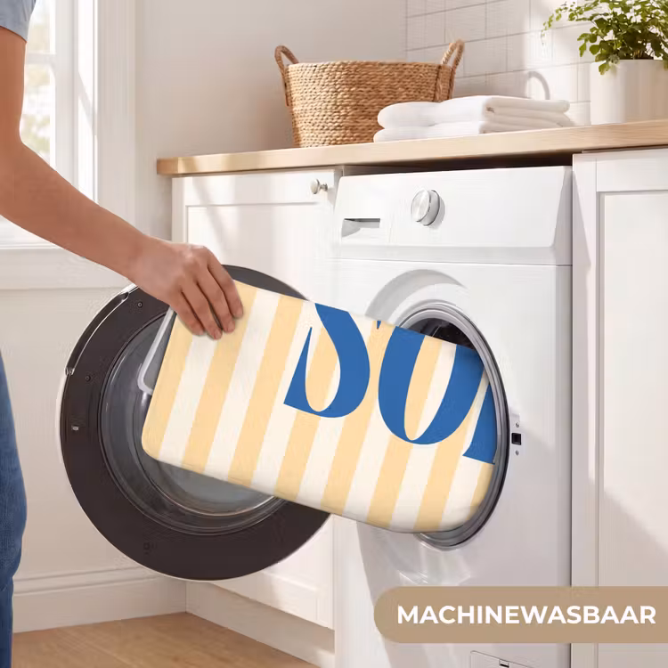Wc Mat - Blauw - Geel - Strepen - Sol — 5
