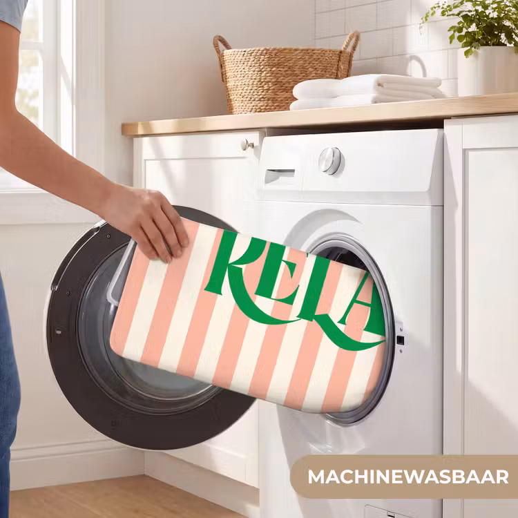 Wc Mat - Zachtroze - Groen - Strepen - Relax — 5