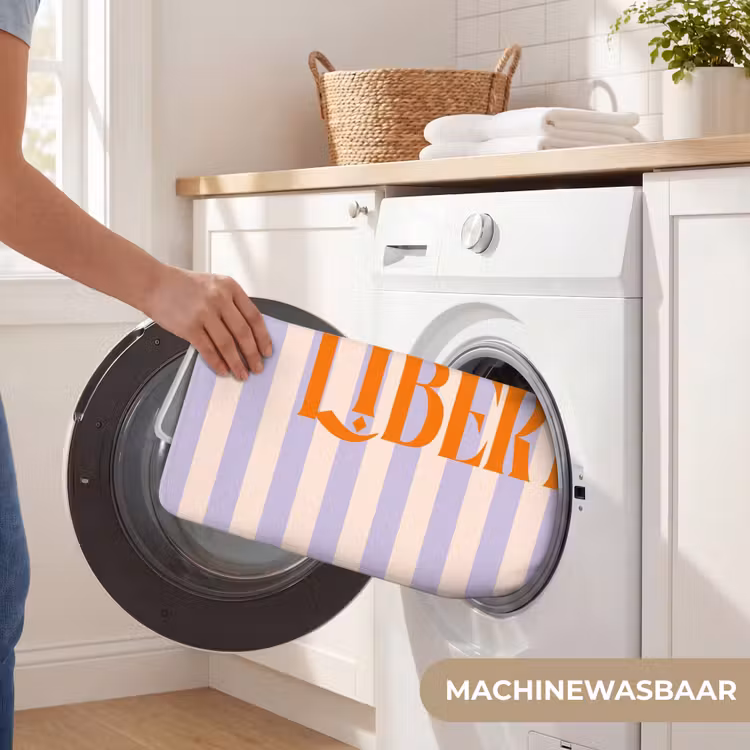 Wc Mat - Lila - Oranje - Strepen - Liberté — 5