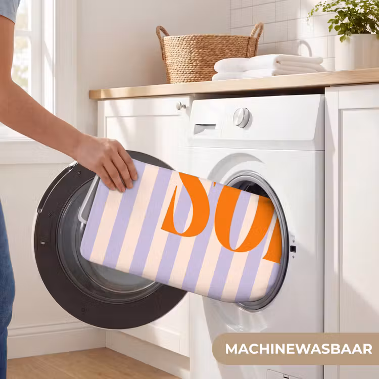 Wc Mat - Lila - Oranje - Strepen - Sol — 5