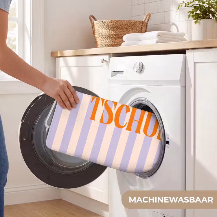 Wc Mat - Lila - Oranje - Strepen - Tschüss — 5