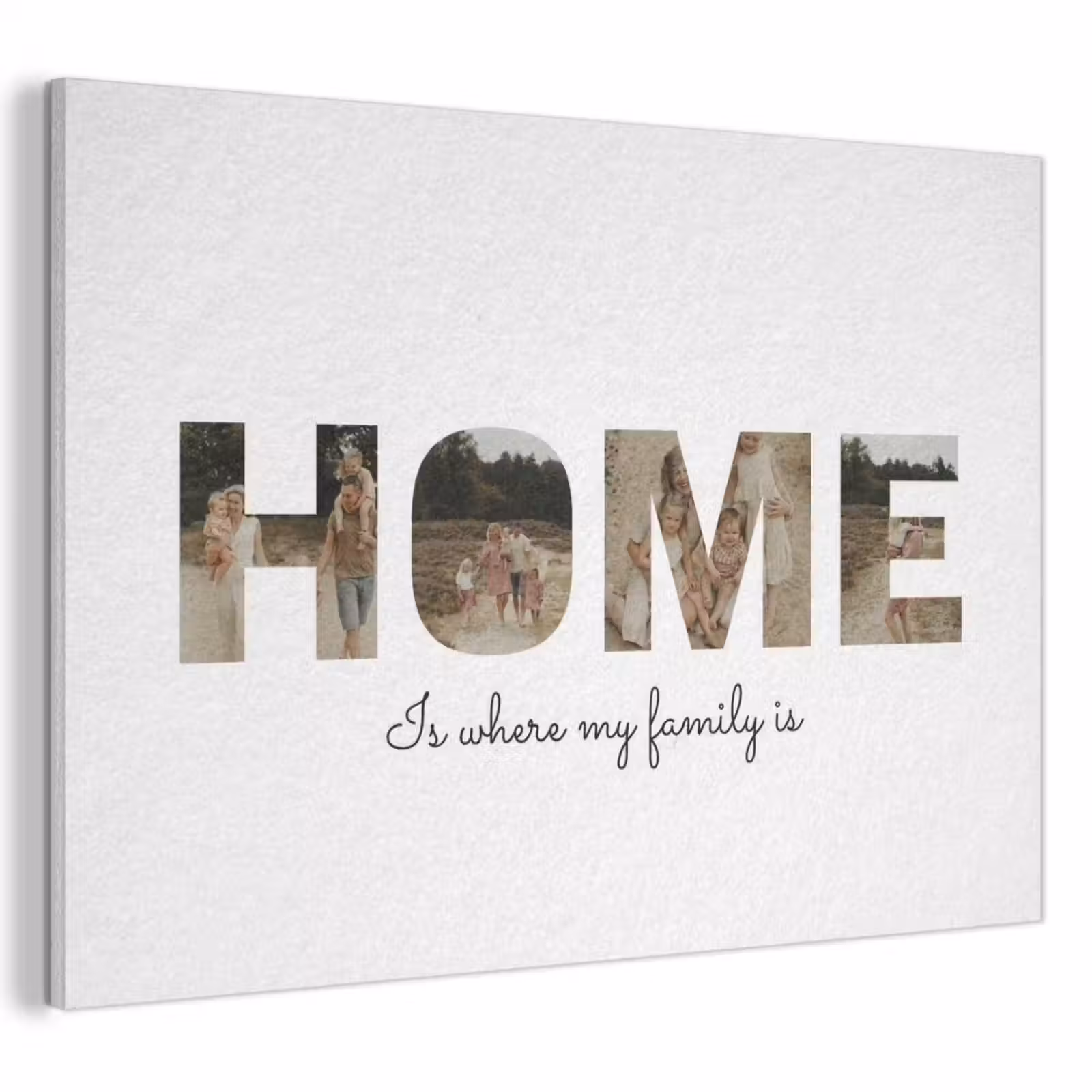 Akoestisch schilderij - Home - Lettercollage — 1