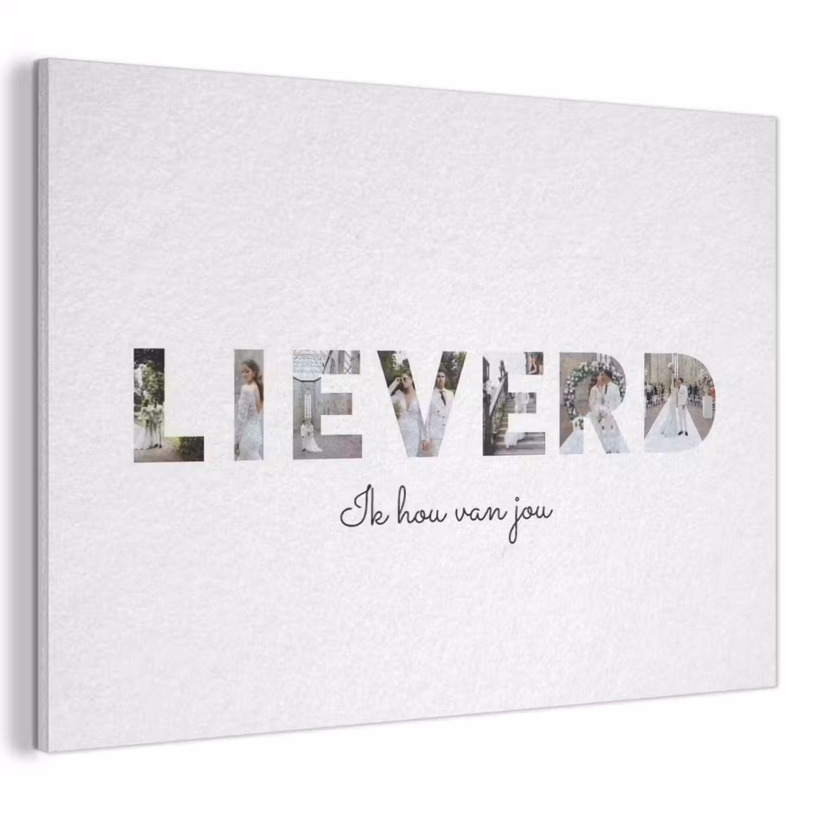 Akoestisch schilderij - Lieverd - Lettercollage — 1