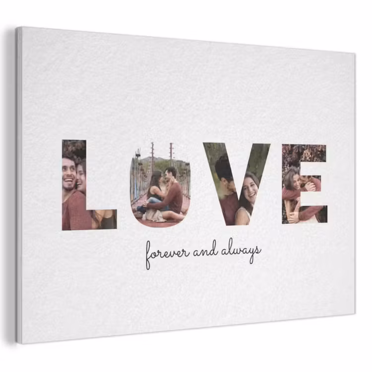Akoestisch schilderij - Love - Lettercollage — 1