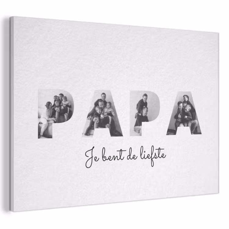 Akoestisch schilderij - Papa - Lettercollage — 1