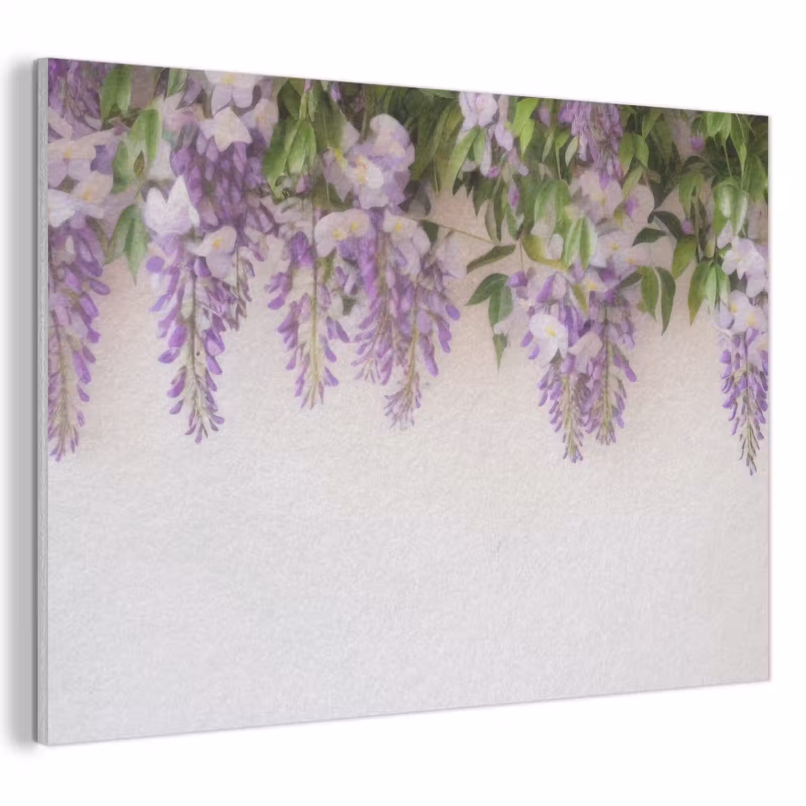 Akoestisch schilderij - Blauwe regen - Bloemen - Paars — 1
