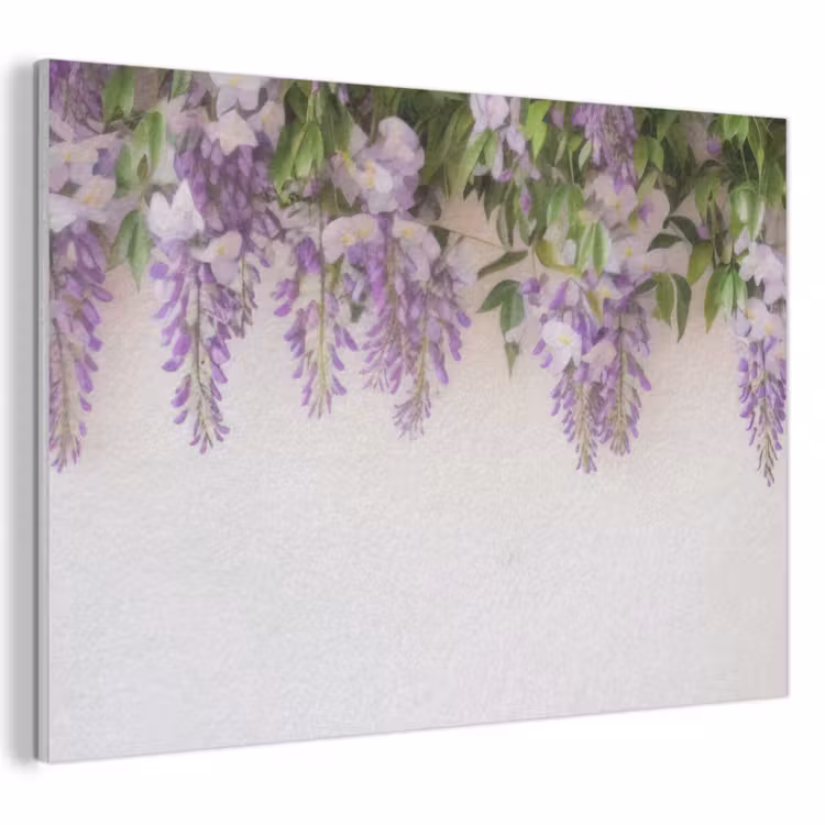 Akoestisch schilderij - Blauwe regen - Bloemen - Paars — 1