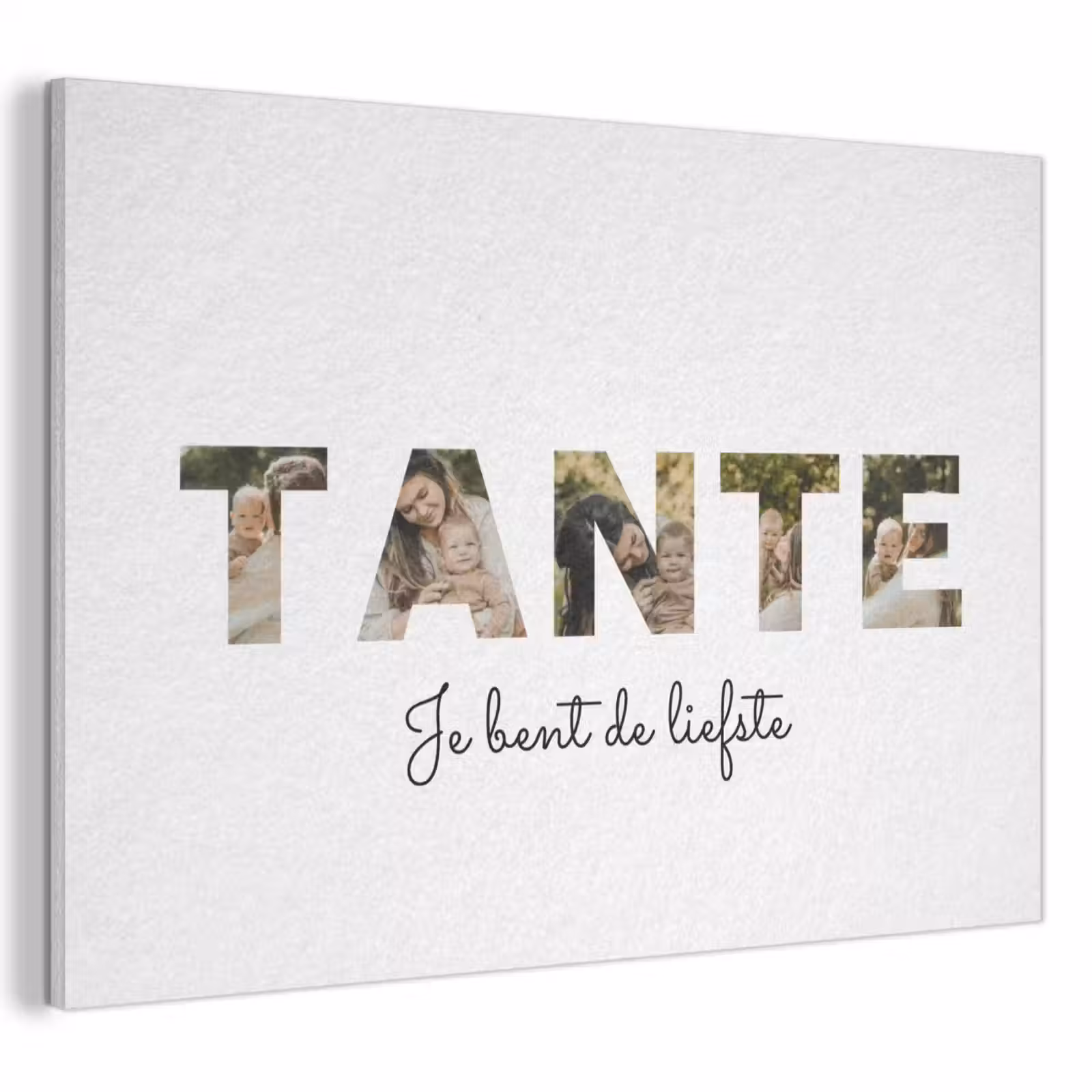Akoestisch schilderij - Tante - Lettercollage — 1