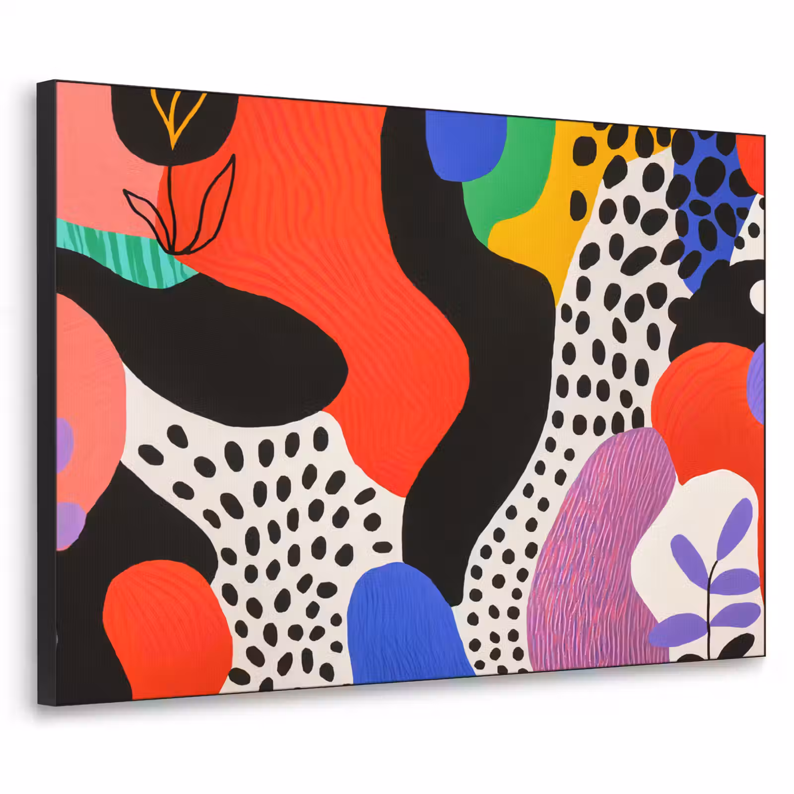 Art Frame - Abstract - Vormen - Kleuren - Stippen — 1