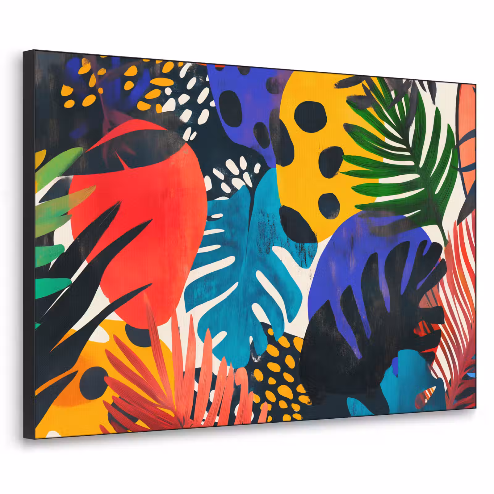 Art Frame - Bladeren - Vormen - Abstract - Kleurrijk — 1