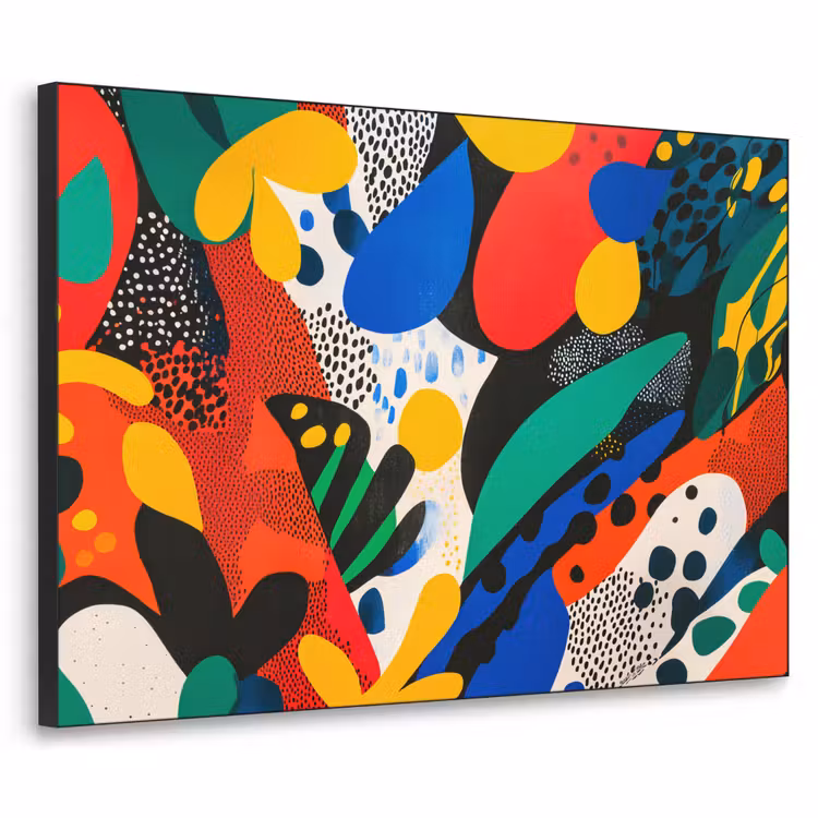 Art Frame - Abstract - Planten - Vormen - Kleurrijk — 1