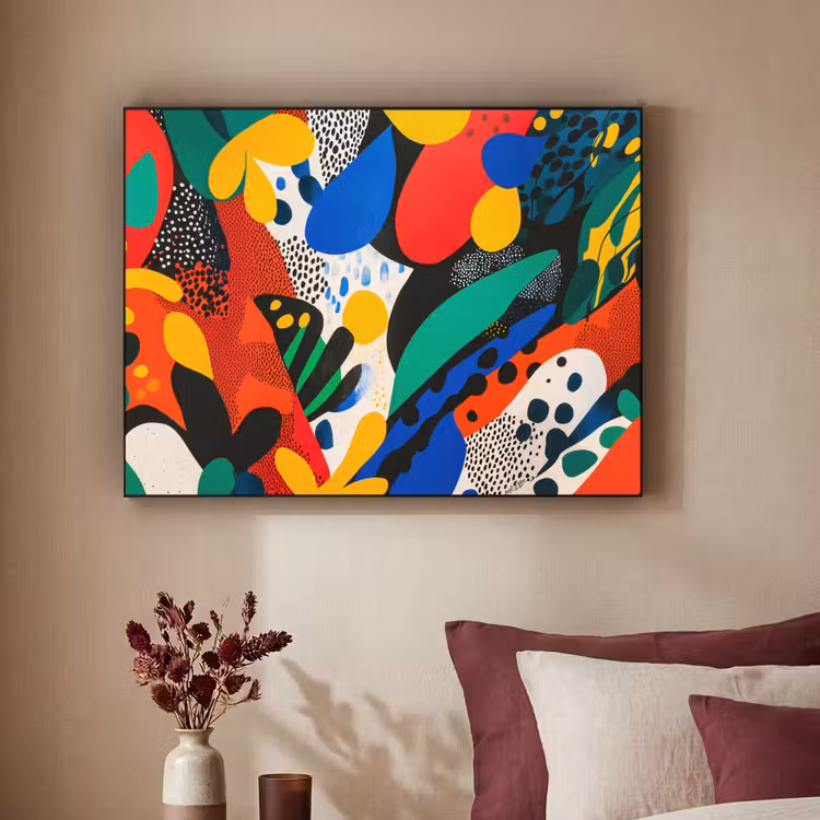 Art Frame - Abstract - Planten - Vormen - Kleurrijk — 3