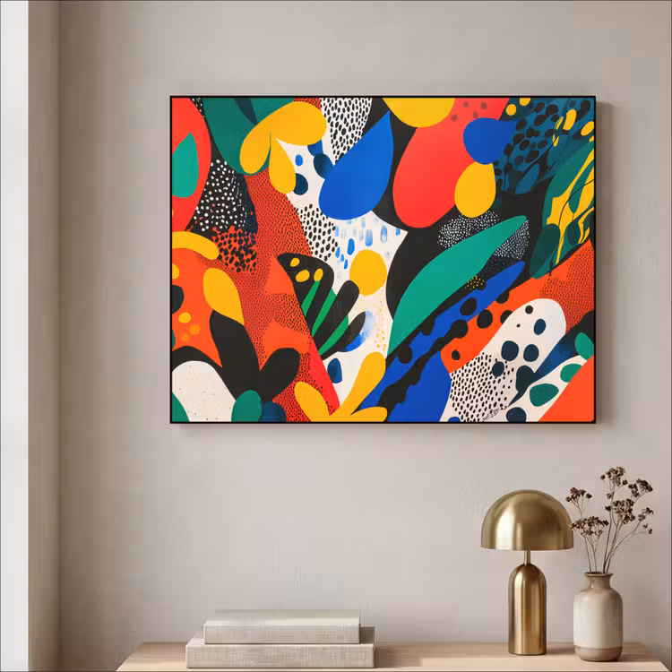Art Frame - Abstract - Planten - Vormen - Kleurrijk — 5