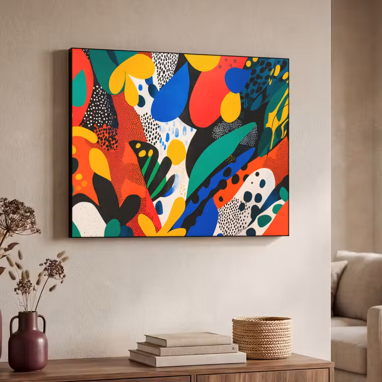 Art Frame - Abstract - Planten - Vormen - Kleurrijk — 7