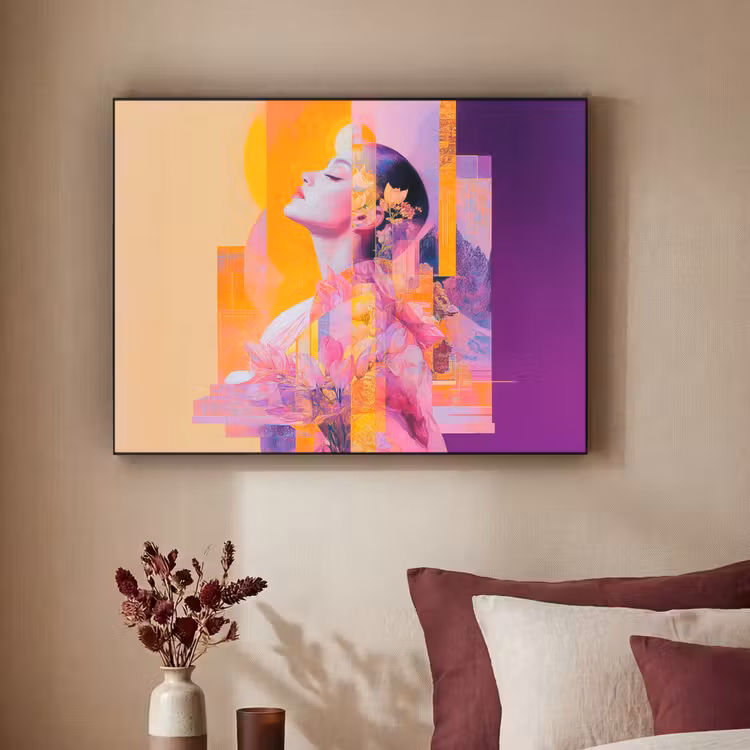 Art Frame - Abstract - Portret - Vrouw - Kleurrijk — 3