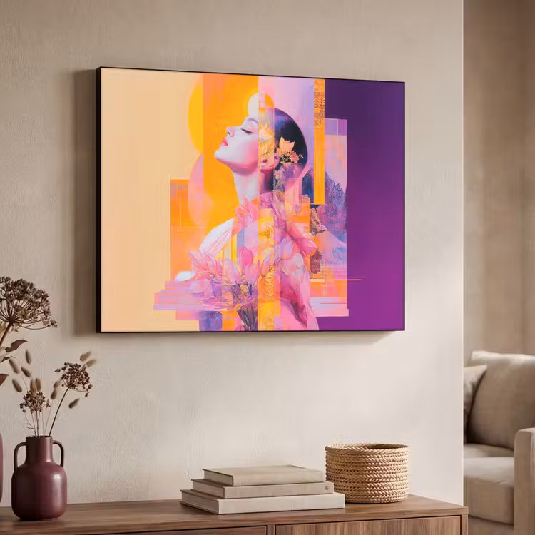 Art Frame - Abstract - Portret - Vrouw - Kleurrijk — 7