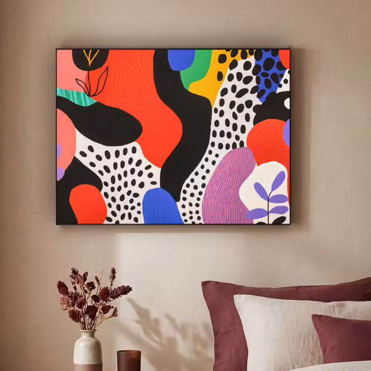 Art Frame - Abstract - Vormen - Kleuren - Stippen — 3