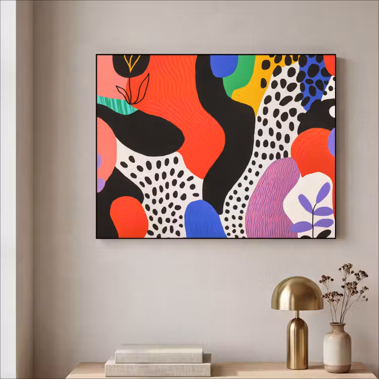 Art Frame - Abstract - Vormen - Kleuren - Stippen — 5