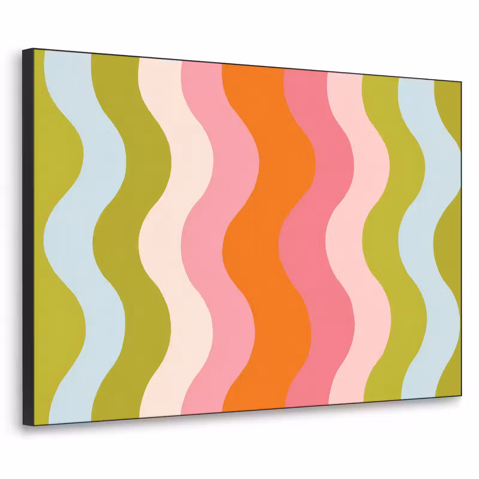 Art Frame - Banen - Golven - Kleurrijk - Verticaal — 1