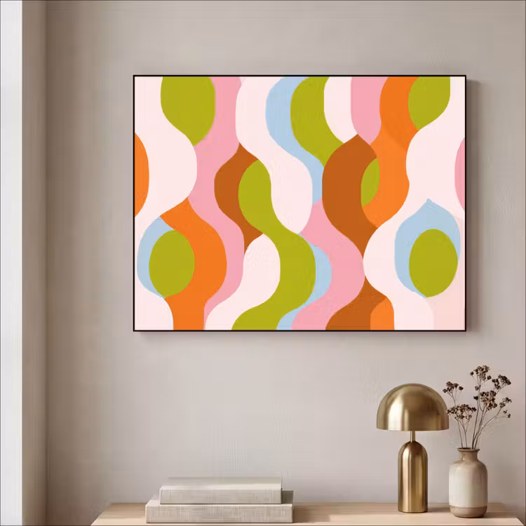 Art Frame - Abstract - Vormen - Roze — 5