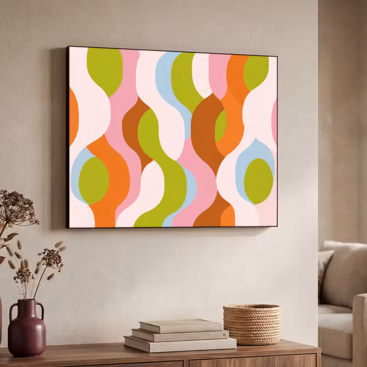 Art Frame - Abstract - Vormen - Roze — 7
