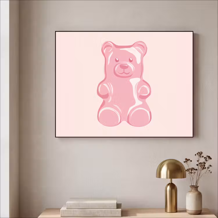 Art Frame - Beer - Roze - Snoep — 5