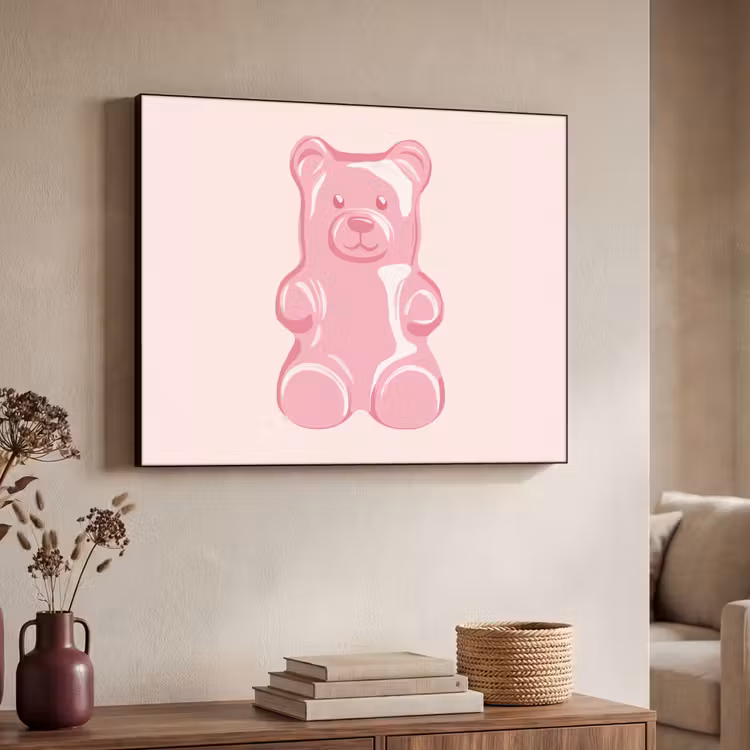 Art Frame - Beer - Roze - Snoep — 7