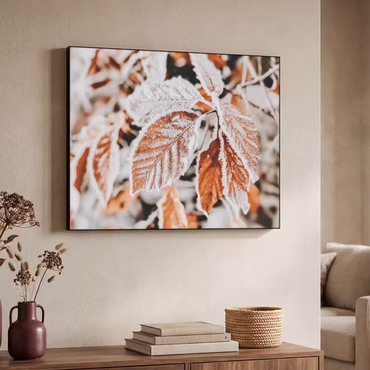 Art Frame - Bladeren - IJs - Winter - Natuur — 7