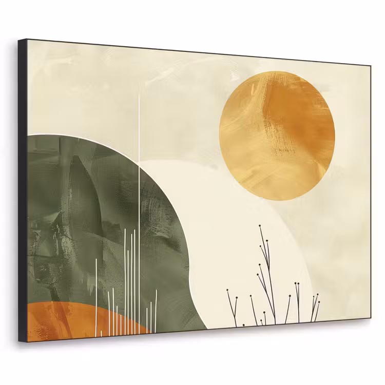 Art Frame - Abstract - Landschap - Zon - Kunst — 1
